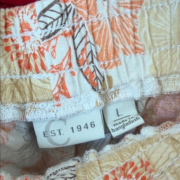 Floral Print Pants with Elastic Waist - Picture 2 of 6